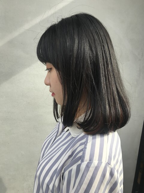 内巻きミディアムボブ◎stylist赤木