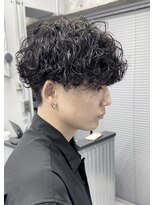 リベル(LIBER) 八王子/八王子駅/波巻きスパイラルパーマ/メンズパーマ/眉毛