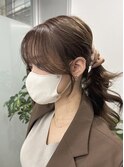 顔周りレイヤーカット