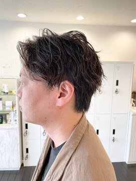 グランデュール 藤枝店(GRANDEUR) メンズ　ツイストスパイラル　センターパート　藤枝/島田/焼津