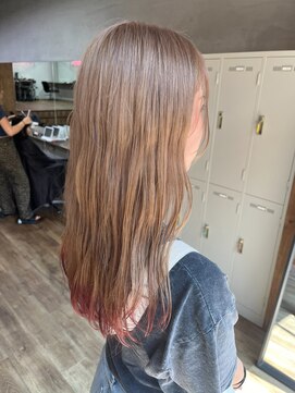 アンジェリカ 天理店(ANGELICA) ミルクティーベージュ裾カラー《HINATA》