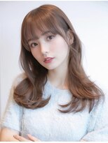 ユーフォリア 青山(Euphoria)&nbsp;韓国風艶カラーロングレイヤー透明感暗髪大人可愛い