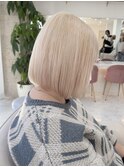 韓国風 レイヤーカット[ホワイトベージュライトブルー]上尾/韓国