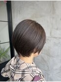 ショート/大人ショート/白髪ぼかし/アッシュベージュ