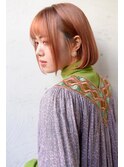 Kate〔大宮〕サーモンピンク×内巻きボブ
