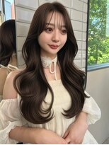 リッカ(LICCA)&nbsp;(licca内堀)顔まわり×シースルバンク×ロング