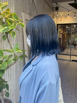ヘアプレイスソル (HAIR PLACE SoL) ケアカラー/ブルーグレージュ/ミディアム