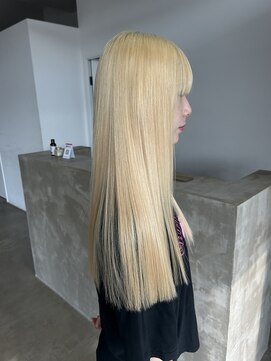 ノートエートル 西金沢(Nought etre) 10代/20代/ケアブリーチ/ハイトーンカラー/ブロンドヘア