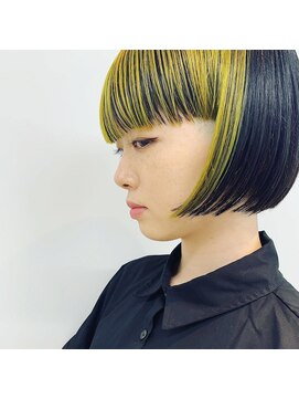 コス(kos) ボブ/ワイドバング/デザインカラー