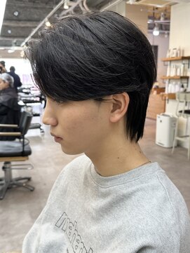 ガレージ バイ グリーン 原宿 表参道(Garage by green) 【JINKI】毛流れセンターパート