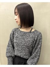 ドルセプラタ(Dulce plata)&nbsp;【kaN.】髪質改善ストレート×前下がり切りっぱなしボブ