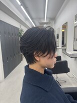 ステージ(STAGE)&nbsp;曲がる縮毛矯正　センターパートウルフ