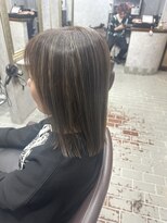 アヤメ 巣鴨店(ayame)&nbsp;(ayame巣鴨)白髪ぼかしハイライト_セミロング_tokio_巣鴨1