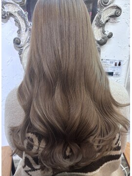 ルミエ ヘアサロン 経堂店(Lumie hair salon) ダブルカラー透け感ヘーゼルベージュ
