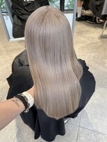 ペレ 梅田(PELE) イメチェン/ピンクベージュ/アンブレラカラー/前髪/梅田