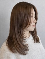 コタ 水戸(COHTA)&nbsp;レイヤーカットミルクティーベージュブリーチなしダブルカラー