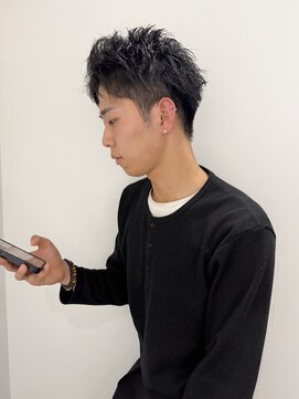 コトナ(kotona) 【スパイキーショート】メンズヘアセットメンズセット黒染め渋谷