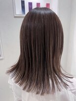 ヘアースペースブルーム リアン 岡町店(HAIR SPACE BLOOM Lien)&nbsp;【岡町/ハイライト】グレージュ大人ハイライト