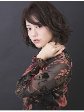 シャンプー 本店(SHAMPOO) るふわウェーブに外ハネみせるで☆ 甘すぎない抜け感ミディ~