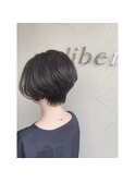箕面大人女子   hair江嶋[前髪なしショート/うる艶髪]