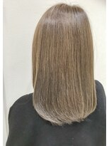 クアトログランシュ ひたちなか店(QUATRO×GranCieux)&nbsp;ミディボブナチュラルアッシュ★QUATRO★