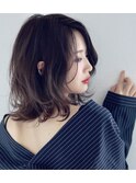 ハイライト アッシュバイオレットミディ