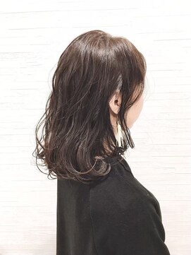 ティルヘアー(TiLL HAIR) 【TiLL HAIR】ノーブリーチ　透明感グレージュ　前下がりボブ