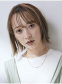  ボブ/テラコッタ/大人かわいい[恵比寿/恵比寿駅]
