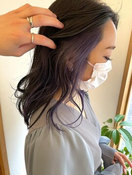 ニア 清澄白河(nir) 〈清澄白河 半個室〉イヤリングカラー/スモーキーバイオレット