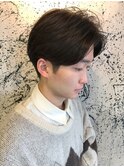 毛流れパーマで楽に！！前下がり毛流れセンターパート！！