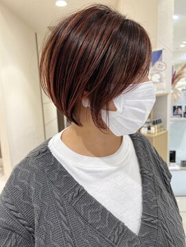 マージュ ギンザ(marju GINZA) チェリーピンクなシフォンショート