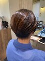 ヘアサロン フラット(hair salon flat)&nbsp;大人ノーブルなショート◎上品な印象に