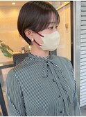 柔らかい質感が可愛いショートヘア