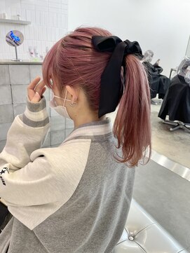 ゲーム 原宿店(GAME) ピンクカラー/ダブルカラー/ケアブリーチ/髪質改善/原宿