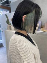 ジエクト カナウ(The Ect canow)&nbsp;透明感グレー◎ミントグリーンインナーカラー