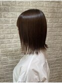 髪質改善ストレートでぱつっとボブ☆