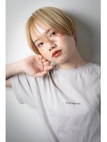 モッズヘア 上尾西口店(mod's hair) ハイトーンカラーイメチェンマッシュショートw上尾10代20代30代