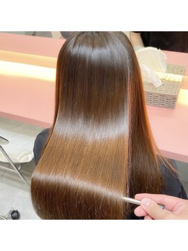 ロンドポレール 北千住(Lond polaire) シアカラー×セミディ×ダークアッシュ×姫カット