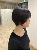 艶髪丸みショート