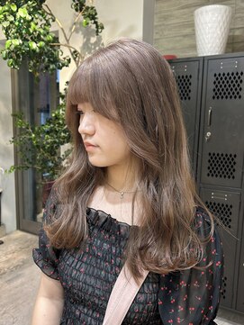 ヲタク 渋谷 代官山 恵比寿(wotaku.) ミルクティーベージュワンブリーチケアブリーチくすみカラー