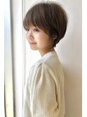 ショートボブ/前髪/大人可愛い