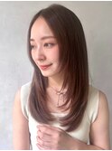 ボブウルフ斜めバング外ハネボブイメチェンナチュラルカール