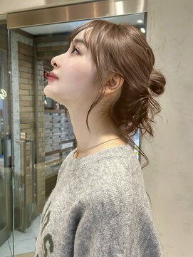 グロー 大宮(GLROW) 韓国レイヤーカット顔周り　くびれ　おくれ毛　前髪　haruhi