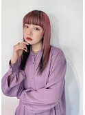 メルティーカラーフェミニンロング似合わせカット[原宿/表参道]