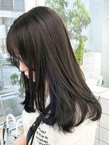 ニトバイアンキシム(nit by ahnkism)&nbsp;レイヤーカット顔まわりストレートロングレイヤー堀江