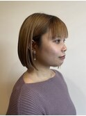 切りっぱなしボブ