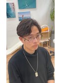 フェザーパーマ/ニュアンスパーマ/岡崎メンズパーマ