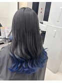 【ALIVE 夕貴】ブルーグラデーションカラー