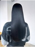 美髪おくれ毛韓国前髪カットヘアロング_ba550462