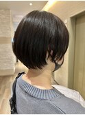 ショートカット×ダークカラー【銀座駅】片桐